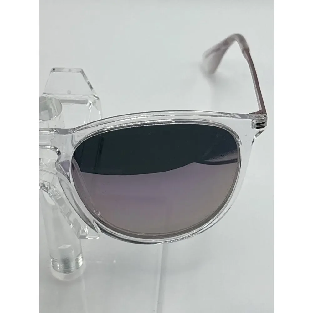 Blenders Eyewear Aspen Rose Polarized Sunglasses Clear Frame Pink Arms